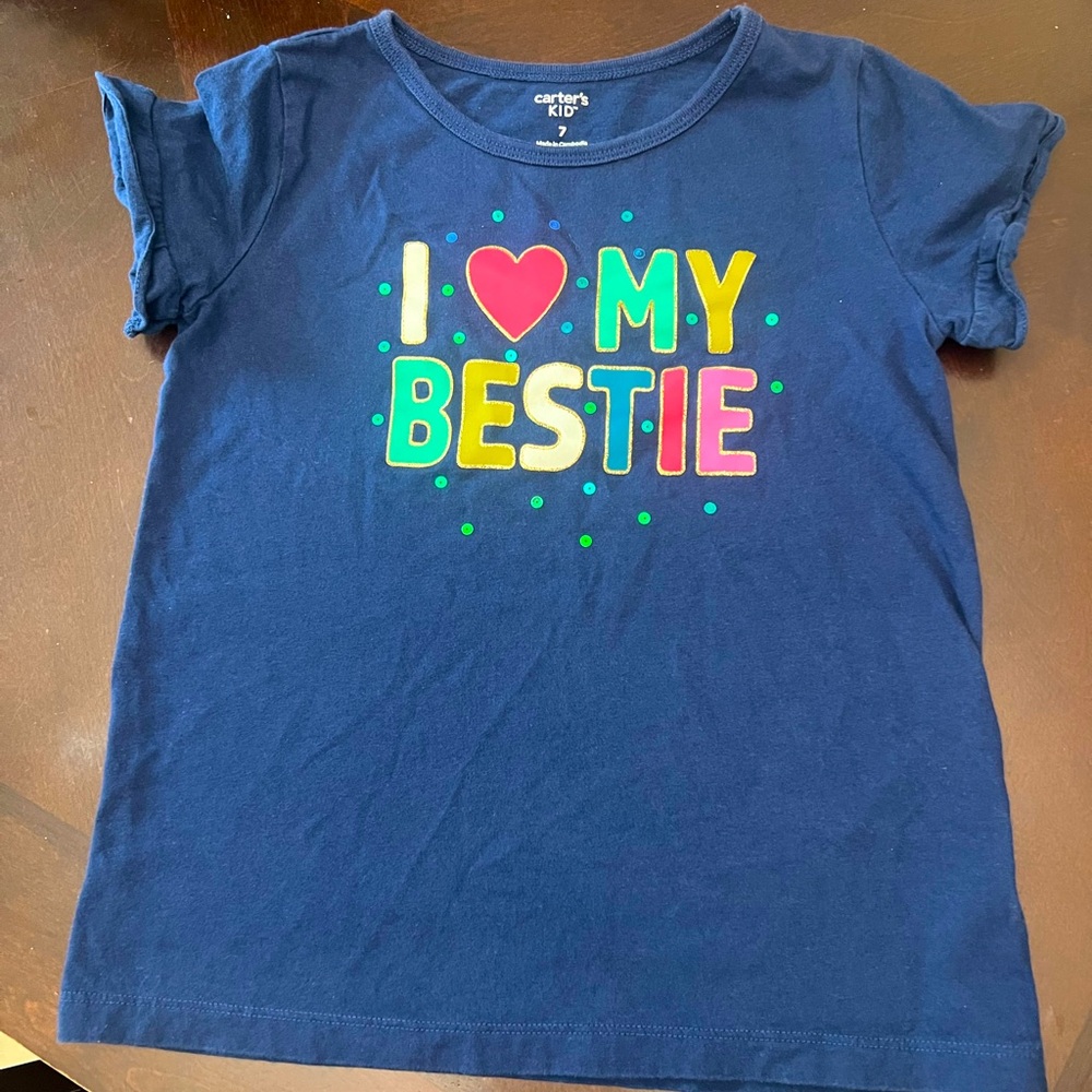 I ❤️ My Bestie kid shirt.